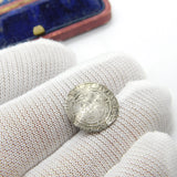 Queen Elizabeth I Early Hallmarked Half Groat Coin Worn Condition Antique