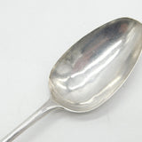George III Sterling Silver Picture Back Table Spoon Antique 1781 London
