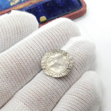 Queen Elizabeth I Early Hallmarked Half Groat Coin Worn Condition Antique