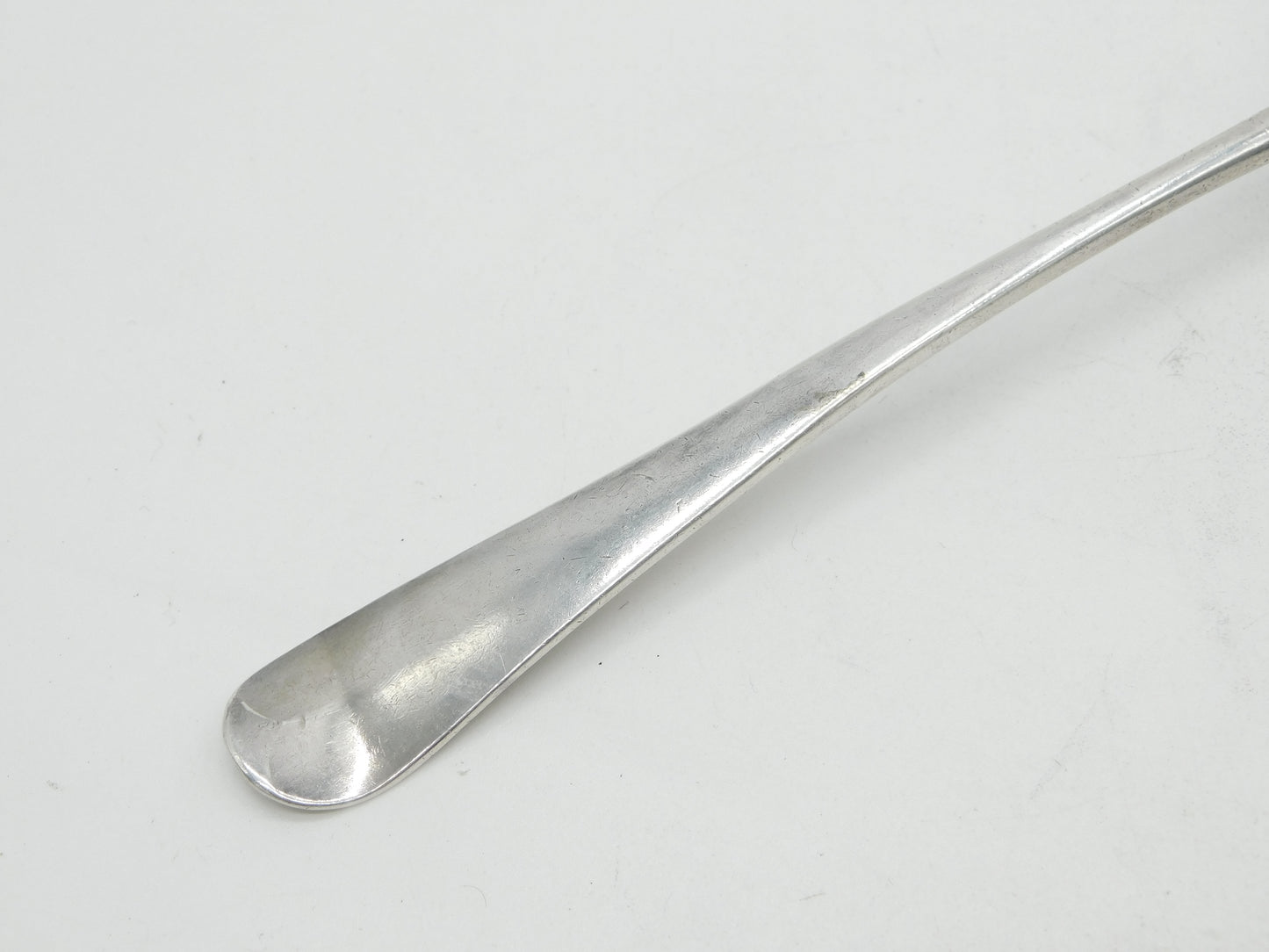 George III Sterling Silver Picture Back Table Spoon Antique 1781 London