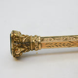 Victorian 9ct Gold Cased Combination Propelling Pencil & Pen Antique c1880s