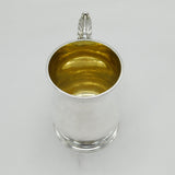 George II Sterling Silver Baluster Pint Tankard Antique 1759 London