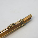 Victorian 9ct Gold Cased Combination Propelling Pencil & Pen Antique c1880s