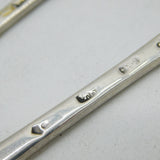 George I Pair of Sterling Silver Hanoverian Tablespoons Antique 1718 London Charles Jackson