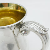 George II Sterling Silver Baluster Pint Tankard Antique 1759 London