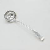 Georgian Sterling Silver Large Fiddle Pattern Soup Ladle 1804 London Antique