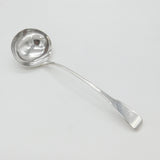 Georgian Sterling Silver Large Fiddle Pattern Soup Ladle 1804 London Antique