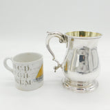 George II Sterling Silver Baluster Pint Tankard Antique 1759 London