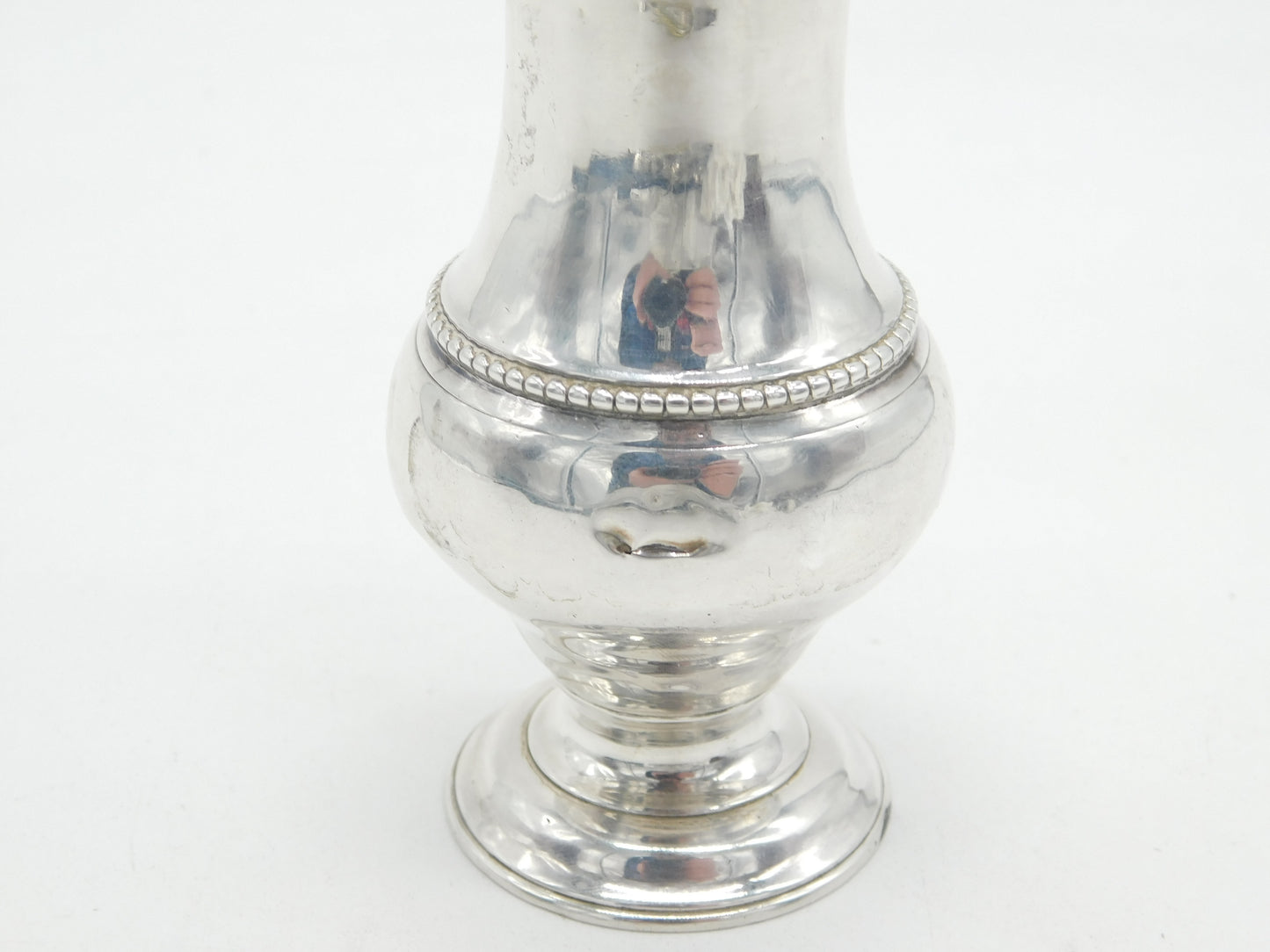 George III Sterling Silver Muffineer Sugar Caster Antique 1776 London T. Wallis I