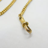 9ct Gold Albert Watch Chain Necklace 36.6cm / 14.4" Antique Art Deco c1920