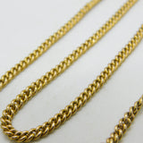 9ct Gold Albert Watch Chain Necklace 36.6cm / 14.4" Antique Art Deco c1920