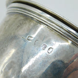 George III Sterling Silver Fluted Heraldic Crest Wine Funnel Antique 1800 London