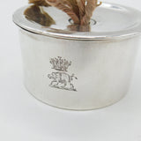 Robert Garrard I Georgian Sterling Silver Crested Table Lighter 1808 London