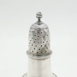 George III Sterling Silver Muffineer Sugar Caster Antique 1775 London T. Daniell