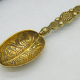 King Edward VIII Boxed Sterling Silver Gilt Coronation Anointing Spoon Antique