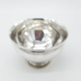 Victorian Sterling Silver Double Crested Marriage Bowl 1886 London Antique