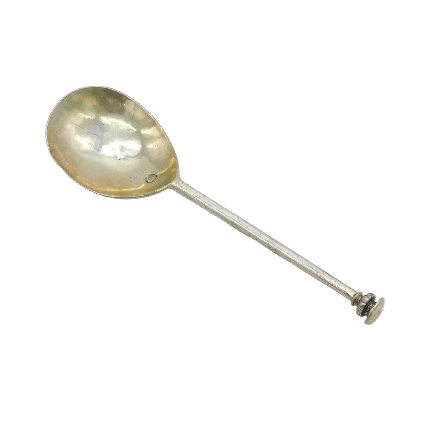 Elizabeth I Sterling Silver Fig Bowl Seal Top Spoon Antique 1579 London Affabel Partridge