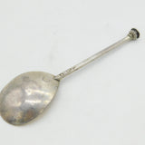 Elizabeth I Sterling Silver Fig Bowl Seal Top Spoon Antique 1579 London Affabel Partridge