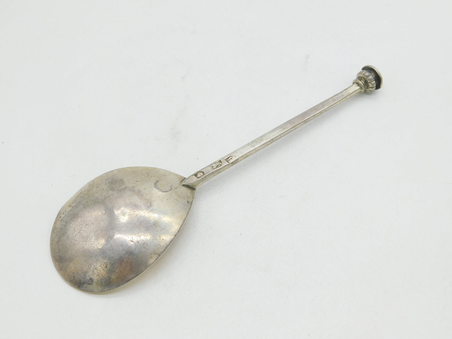 Elizabeth I Sterling Silver Fig Bowl Seal Top Spoon Antique 1579 London Affabel Partridge