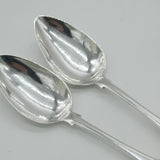 Perth Scottish Provincial George III Pair of Sterling Silver Teaspoons Antique