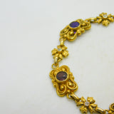 Victorian 18ct Gold Acrostic Bracelet Ruby, Diamond, Sapphire Antique c1880
