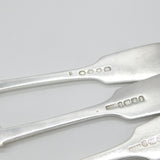 Victorian Set of Six Sterling Silver Hanoverian Pattern Table Forks 1846 Exeter