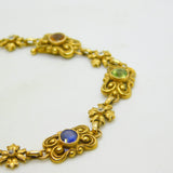 Victorian 18ct Gold Acrostic Bracelet Ruby, Diamond, Sapphire Antique c1880