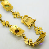 Victorian 18ct Gold Acrostic Bracelet Ruby, Diamond, Sapphire Antique c1880