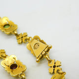Victorian 18ct Gold Acrostic Bracelet Ruby, Diamond, Sapphire Antique c1880