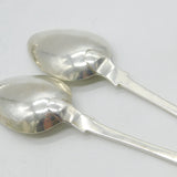 Aberdeen Scottish Provincial Sterling Silver Set of Teaspoons Antique c1830s