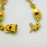 Victorian 18ct Gold Acrostic Bracelet Ruby, Diamond, Sapphire Antique c1880