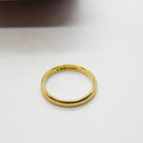 9ct Yellow Gold Essential Wedding Band Ring 1948 Birmingham Vintage