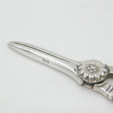 Sterling Silver Vine & Running Fox Grape Scissors 1967 London Antique