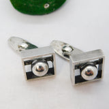 Danish Pair of Sterling Silver Modernist Gents Cufflinks Vintage c1950 N.E From