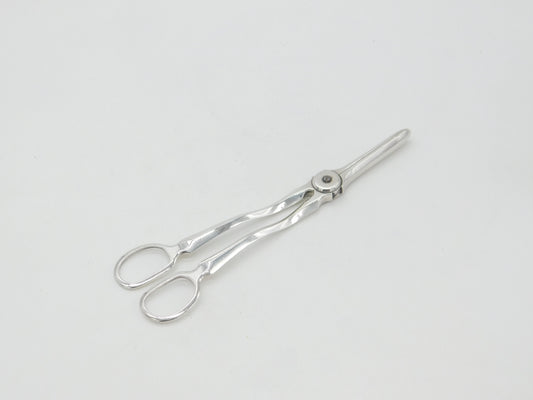 Victorian Sterling Silver Pair of Grape Scissors Antique 1848 Sheffield