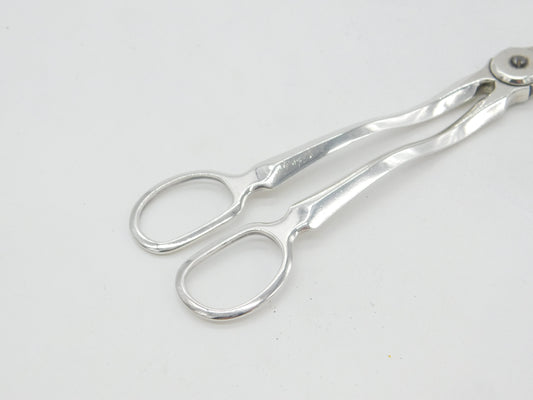 Victorian Sterling Silver Pair of Grape Scissors Antique 1848 Sheffield