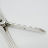 Victorian Sterling Silver Pair of Grape Scissors Antique 1848 Sheffield