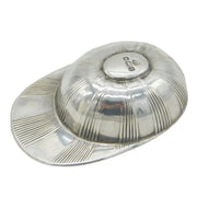 Edwardian Sterling Silver Novelty Jockey Cap Tea Caddy Spoon Antique Sheffield