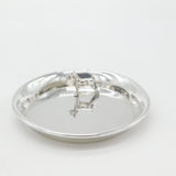 Victorian Sterling Silver Terrier Dog Smoking Ashtray Antique 1901 London