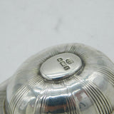 Edwardian Sterling Silver Novelty Jockey Cap Tea Caddy Spoon Antique Sheffield