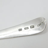 Irish Georgian Sterling Silver Crested Sauce Ladle 1803 Dublin John Power