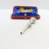 Victorian Sterling Silver Citrine Set Watch Key Fob or Pendant Antique c1860