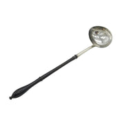 George II Sterling Silver & Turned Wooden Toddy Ladle Antique 1734 London