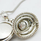 Grosse German Sterling Silver & Tiger's Eye Jewellery Suite Set Vintage 1973