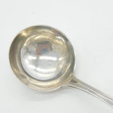 Newcastle George III Sterling Silver Beaded Pattern Ladle Spoon Antique 1782