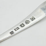 Newcastle George III Sterling Silver Beaded Pattern Ladle Spoon Antique 1782