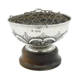 Victorian Sterling Silver Floral Pattern Rose Bowl Trophy Antique 1898 London