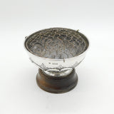 Victorian Sterling Silver Floral Pattern Rose Bowl Trophy Antique 1898 London
