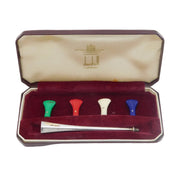 Dunhill Boxed Sterling Silver & Changeable Bakelite Cigarette Holder Vintage