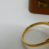 9ct Yellow Gold Large Faceted Citrine Cocktail Ring Vintage 1964 Birmingham